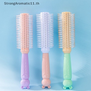 Strongaromatic แปรงหวีผม ทรงกลม ขนปุย สําหรับจัดแต่งทรงผม 1 ชิ้น