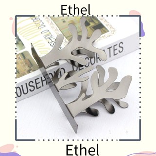 Ethel1 เครื่องจ่ายกระดาษทิชชู่ แบบเหล็ก สีเงิน 4.7 X 1.2 X 3.4 นิ้ว สําหรับโต๊ะกระดาษ