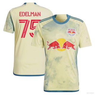 เสื้อยืดแขนสั้น ลายทีมชาติฟุตบอล Ani 2023 MLS Edelman New York Red Bulls Jersey ขนาดใหญ่