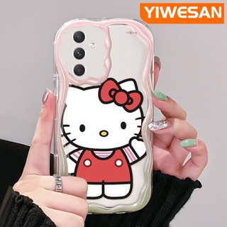 เคสโทรศัพท์มือถือแบบนิ่ม ใส กันกระแทก ลายการ์ตูนเฮลโลคิตตีน่ารัก สีสันสดใส สําหรับ Samsung A54 5G A33 5G A34 5G A53 5G A73 5G