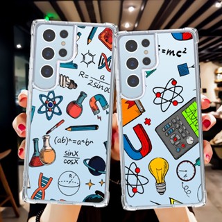 เคสโทรศัพท์มือถือ ซิลิโคนนิ่ม ใส กันกระแทก สําหรับ Samsung S23 Ultra S22 Plus S21 FE A54 A53 5G A34 A33 S20 A13 4G