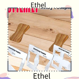 Ethel1 แม่แบบจิ๊กเราเตอร์อะคริลิคใส ลายผีเสื้อ 7 in 3 สําหรับงานไม้