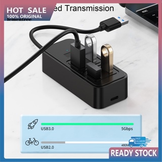 &lt;lementree&gt; อะแดปเตอร์ฮับ USB30 4-in-1 5Gbps ความเร็วสูง 4 พอร์ต สําหรับแล็ปท็อป HDD