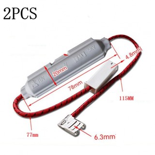 ⚡NEW 8⚡High Voltage Fuses Holder Microwave Universal 0.65-0.9A 2pcs Accessories