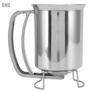 SN8 Pancake Batter Dispenser Handheld Stainless Steel Pourer สำหรับการอบมัฟฟินคัพเค้ก