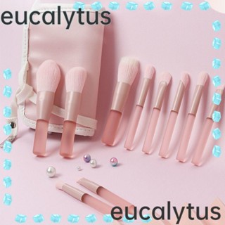 Eucalytus1 ชุดแปรงแต่งหน้า ขนปุยไฟเบอร์นิ่ม 7 ชิ้น 10 ชิ้น