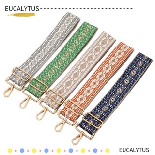 Eutus สายคล้องกระเป๋า โพลีเอสเตอร์ กว้าง ปรับได้ แบบเปลี่ยน สําหรับกระเป๋าถือ กระเป๋าสะพายไหล่ DIY