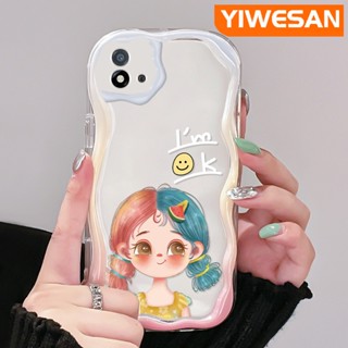 เคสโทรศัพท์มือถือใส แบบนิ่ม ลายการ์ตูนเด็กผู้หญิง กันกระแทก สําหรับ Realme C20 C20A C11 2021 C11 2020 Narzo 50i