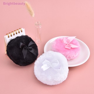 Brightbeauty พัฟฟองน้ํา ทรงกลม แบบนิ่ม รูปผีเสื้อ สําหรับแต่งหน้า