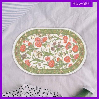 [Hawal] พรมเช็ดเท้า ขนาดเล็ก แฮนด์เมด สไตล์ตุรกี สําหรับบ้านตุ๊กตา 1/12