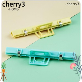 Cherry3 คลิปหนีบขนมขบเคี้ยว Abs กันลื่น ขนาดใหญ่ คุณภาพสูง สีชมพู สําหรับบ้าน