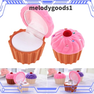 Melodygoods1 กล่องกํามะหยี่ หลายสไตล์ สําหรับใส่เครื่องประดับ สร้อยข้อมือ