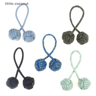 [little.coconut] ของเล่นลูกบอล Begleri Finger Skill Paracord สําหรับเล่นคลายเครียด