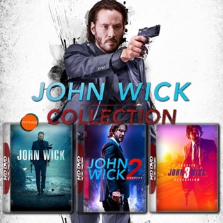 หนังแผ่น Bluray John Wick จอห์นวิค แรงกว่านรก ภาค 1-3 Bluray หนังใหม่ มาสเตอร์ เสียงไทย (เสียง ไทย/อังกฤษ ซับ ไทย/อังกฤษ