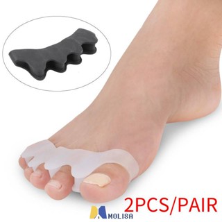 2pcs Silicone Bunion Corrector Toe Protector Straightener Spreader Separator MOLISA MOLISA