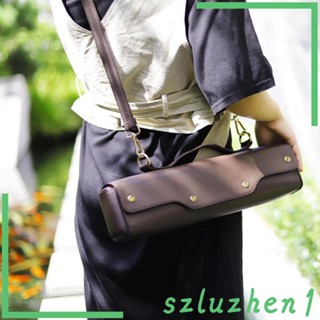 [Szluzhen1] ใหม่ เคสกระเป๋าหนัง 16 17 หลุม สีกาแฟ