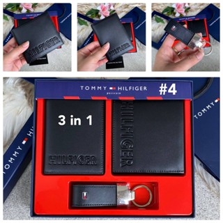 ส่งฟรี 🔥 TOMMY Short Wallet with Key Card holder Set