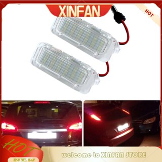 Xinfan ไฟซีนอน Led 6500K สีขาวสว่าง 1 คู่ พร้อมป้ายทะเบียน Focus 5D Mondeo Fiseta