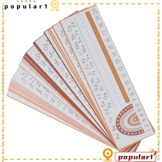 POPULAR ป้ายแท็กชื่อ สีรุ้ง สไตล์โบฮีเมียน 12 นิ้ว x 4 นิ้ว สําหรับห้องเรียน