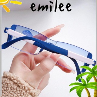 Emilee แว่นตาสายตายาว ความละเอียดสูง ป้องกันแสงสะท้อน เลนส์เรซิน หรูหรา +1.0~+4.0 ป้องกันแสงสีฟ้า สําหรับผู้สูงอายุ