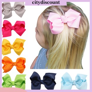 &lt;citydiscount&gt; กิ๊บโบว์ริบบิ้น ทนทาน เครื่องประดับผม สําหรับเด็กวัยหัดเดิน