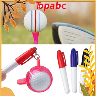 TOP 1 Set 360 Degree Mark Clip 3 Colors Plastic Marker Line Golf Ball Liner Circle Sport Template Alignment Outdoor with Pen Drawer Aids/Multicolor