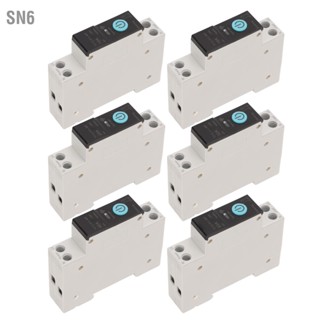 SN6 Din Rail Circuit Breaker Smart WIFI Switch โทรศัพท์มือถือรีโมทคอนโทรล 3 โหมดจับเวลาสำหรับเครื่องใช้ในครัวเรือน