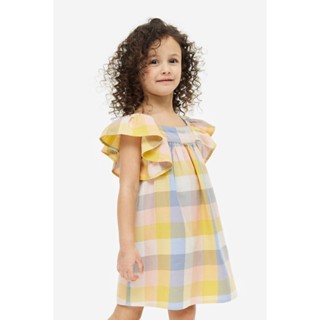 H&amp;M  Girl Butterfly-sleeved patterned dress 1152182_1