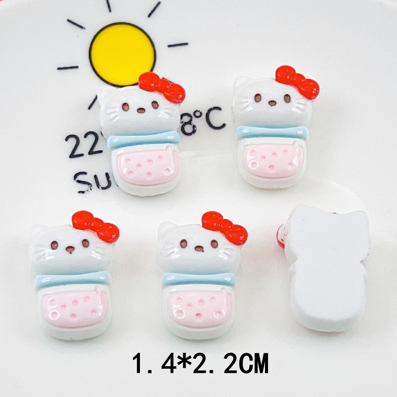 [2 #] Jibbitz Crocs สติกเกอร์เรซิ่น ลายการ์ตูนสุนัขเมโลดี้ พุดดิ้ง เค้ก ซานริโอ้ คูโรมิ แวววาว diy อุปกรณ์เสริม สําหรับทําเครื่องประดับ รองเท้า QP