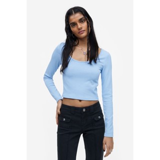 H&amp;M  Woman Ribbed jersey top 1095191_3