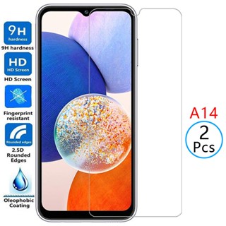 ฟิล์มกระจกนิรภัยกันรอยหน้าจอ สําหรับ samsung a14 5g a 14 14a samsun samsumg sansung a14 9h