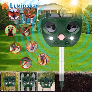 Lumiparty เครื่องอัลตราโซนิก กันน้ํา 13.5 KHz -45.5 KHz IP44 สําหรับไล่สุนัข แมว กลางแจ้ง