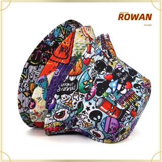 หมวกบักเก็ต พิมพ์ลายตัวอักษร ROWANS Panama สองด้าน สําหรับเล่นกีฬาตกปลา