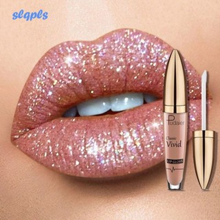 ลิปกลอส เนื้อลิขวิด กลิตเตอร์ เพชร กันน้ํา ติดทนนาน 18 สี