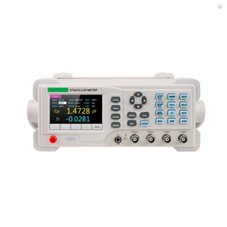 Tomobetter เครื่องวัดความต้านทานดิจิทัล LCR 100Hz-100KHz ความแม่นยําสูง ความแม่นยํา 0.1% หน้าจอ LCD 3.5 นิ้ว