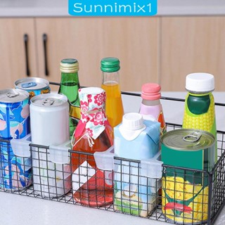 [Sunnimix1] คลิปแบ่งตู้เย็น แบบใส สําหรับลิ้นชักตู้เย็น