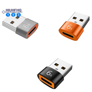 อะแดปเตอร์แปลง 6A Type C เป็น USB 3.0 OTG USB C ตัวเมีย เป็น USB ตัวผู้ สําหรับ MacBook Samsung Xiaomi Huawei