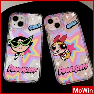 Mowin - เข้ากันได้สำหรับ เคสไอโฟน เคสไอโฟน11 เคส iphone 11เคสใสระลอกน้ำ TPU กันกระแทกนุ่มใสการ์ตูนคลาสสิกสาวผมสีแดงเข้ากันได้กับ iPhone 13 Pro max 12 Pro Max 11 XR XS 7 8