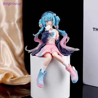 Brightstar ใหม่ โมเดลฟิกเกอร์นักร้องเสมือนจริง Miku Kawaii PVC ขนาด 14 ซม. ของเล่นสะสม สําหรับเด็ก