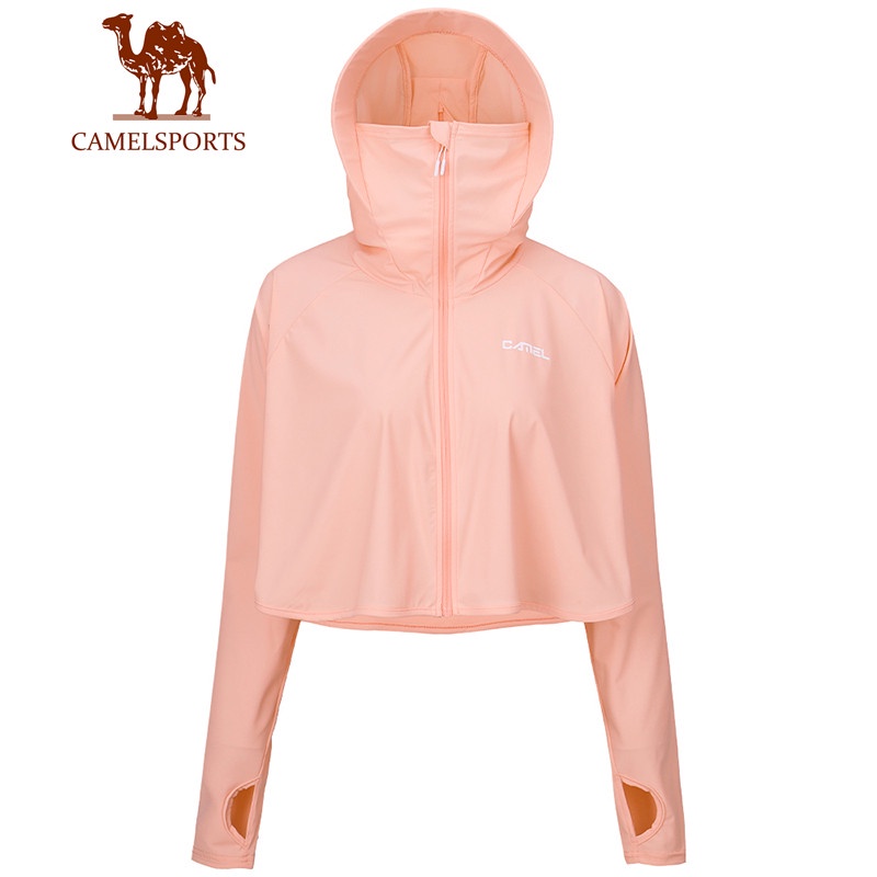 CAMEL SPORTS เสื้อคลุมกันแดด ป้องกันรังสีอัลตราไวโอเลต แบบบาง เหมาะกับฤดูร้อน สําหรับผู้หญิง ใส่กลางแจ้ง เล่นกีฬา CAMEL Upf50