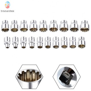 【TRSBX】Socket 3/8" Square Driver Ratchet Socket Torx Bit Socket For Ratchet Wrench