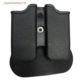 กระเป๋านิตยสารคู่ 9 มม. สําหรับ Glock 17 Beretta M9 M92 Colt 1911 Hung 9 มม. .40 Mag Holster TH