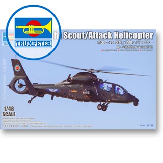 โมเดลทรัมเปเตอร์ 1/48 China Straight-19 Light Survey Attack Helicopter 05819 ของเล่นสําหรับเด็ก