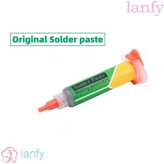 Lanfy หลอดดีบุกบัดกรีเชื่อมบัดกรี อุณหภูมิปานกลาง 20 กรัม 183℃ ตะกั่วบัดกรี ฟลักซ์ สําหรับเชื่อม