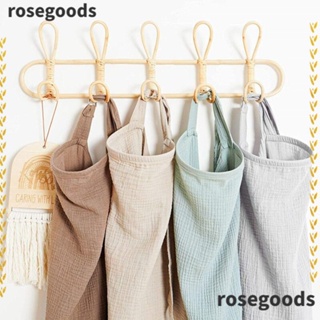 Rosegoods1 ผ้าคลุมให้นมบุตร ผ้ากอซ ระบายอากาศ แบบพกพา ปรับได้ เพื่อความเป็นส่วนตัว สําหรับแม่ และเด็ก