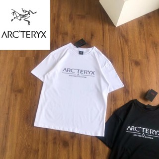 【 ขายดี พร้อมส่ง 】Arcteryx เสื้อยืดคอกลม แขนสั้น ผ้าฝ้ายแท้ 100% พิมพ์ลายบูติก ระบายอากาศ ใส่สบาย สีพื้น สําหรับผู้ชาย