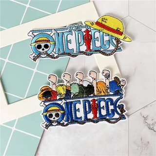 ☸ แผ่นรีดติดเสื้อ ลาย One Piece Pirate Regiment ☸ แผ่นแพทช์รีดติดเสื้อ DIY 1 ชิ้น