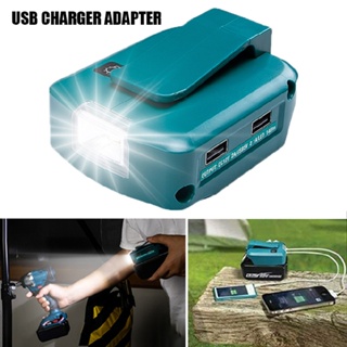 New 1pc USB Power Source Adapter 2 USB Ports For Makita 14.4-18V Li-ion Battery