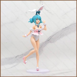 ใหม่ ตุ๊กตาฟิกเกอร์ รูปกระต่าย Mg Hatsune Miku BiCute Bunnies สีขาว เหมาะกับของขวัญ ของเล่นสะสม สําหรับเด็ก