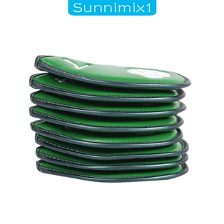 [Sunnimix1] ปลอกคลุมหัวไม้กอล์ฟ หนัง PU 10 ชิ้น